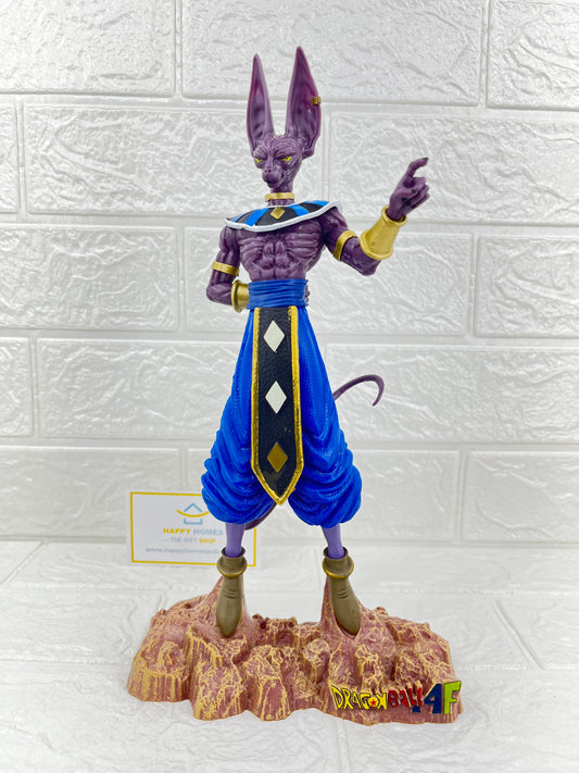 30 cm Lord Beerus Purple Smoke Dragon Ball Super Figurine