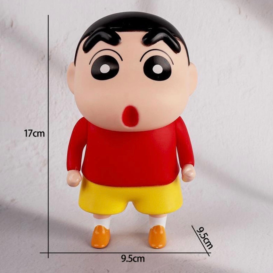 17 cm Standing Surprised Red-Shirt Shin-chan Figurine