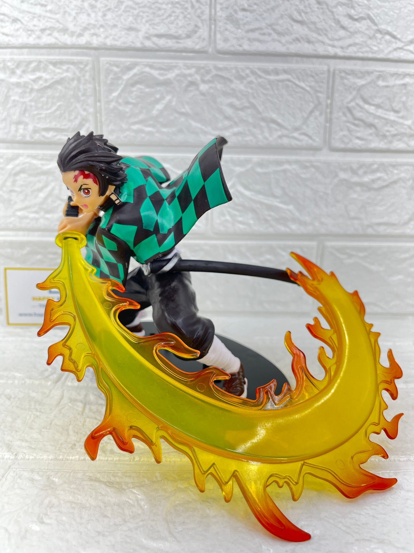 16 cm Tanjiro Kamado Flame Breathing Pose Demon Slayer Figurine