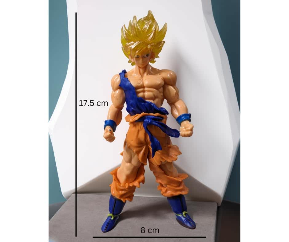17.5 cm Open Shirt Goku Super Saiyan Dragon Ball Figurine