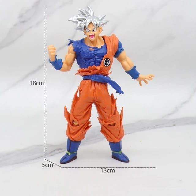 18 cm Silver Hair Goku Dragon Ball Super Figurine
