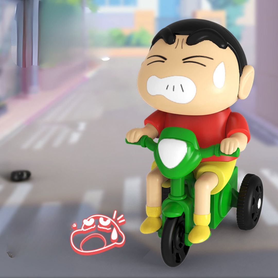 10 cm Sweaty Rider Shin-chan Figurine
