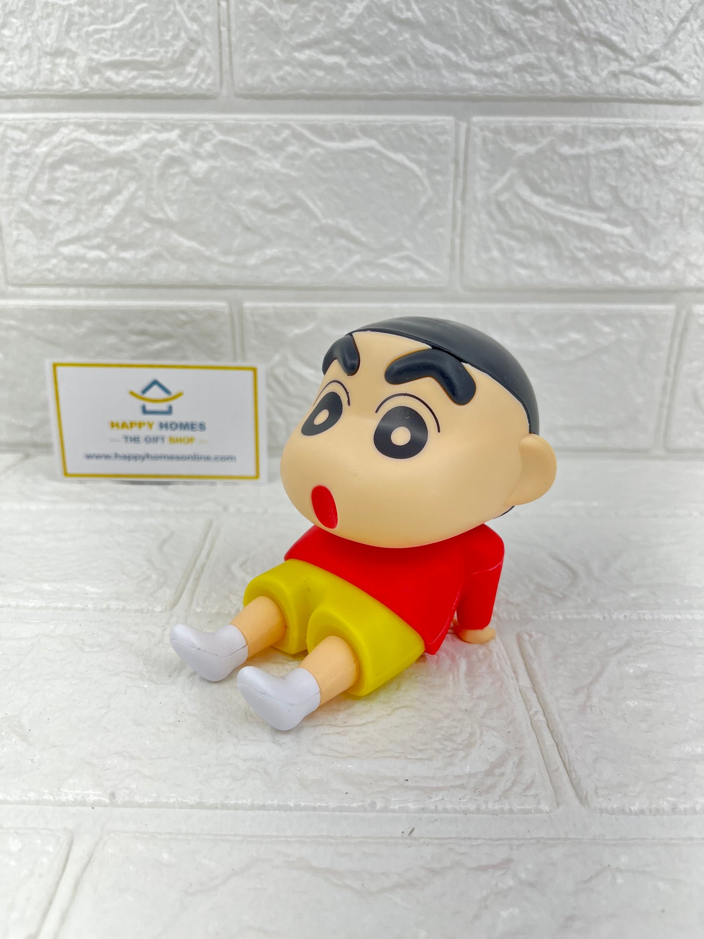 10 cm Small Red Yellow Shin-chan Mobile Stand