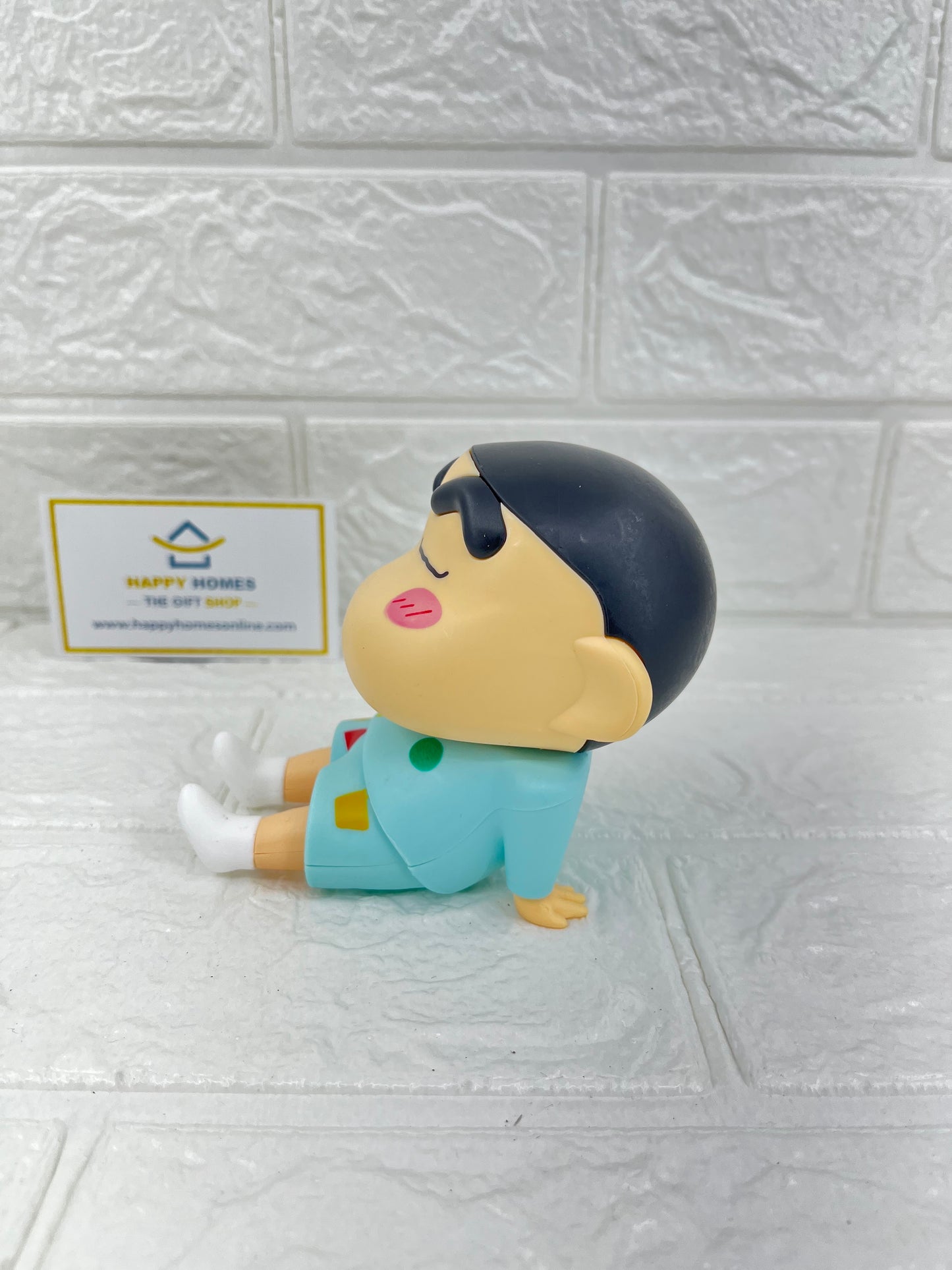 10 cm Small Light Blue Shin-chan Mobile Stand