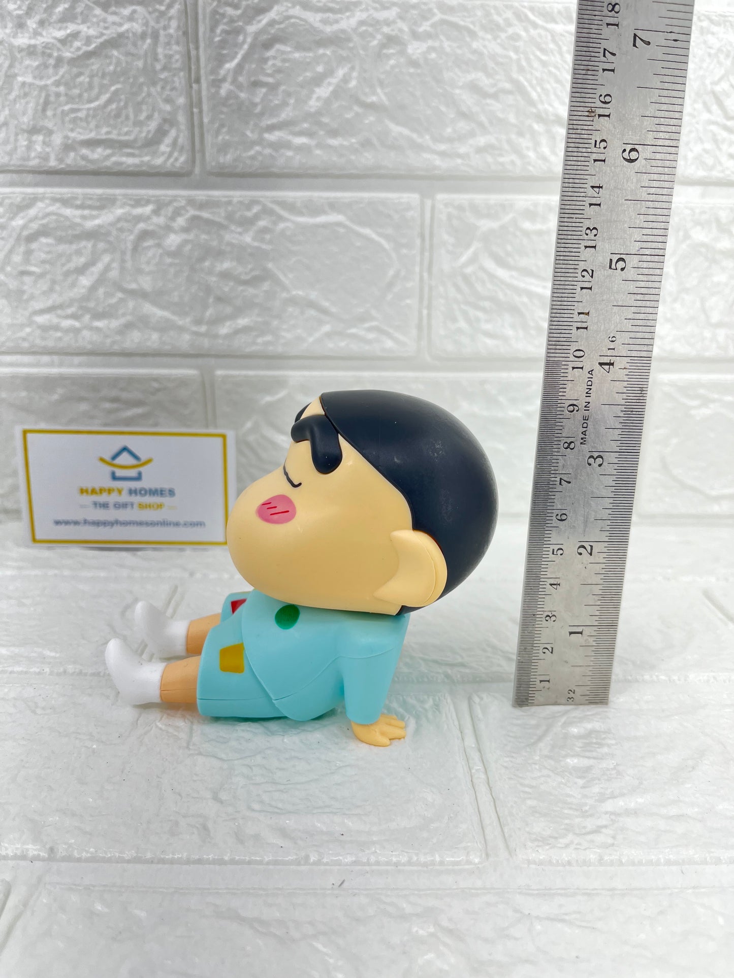 10 cm Small Light Blue Shin-chan Mobile Stand