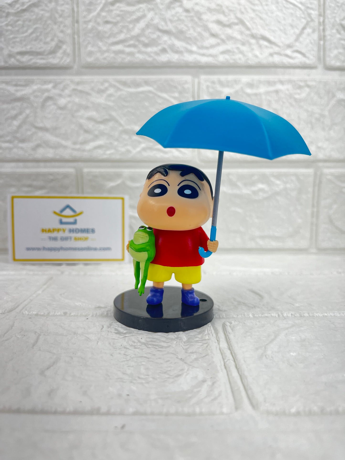 7 cm Blue Umbrella Shin-chan Figurine