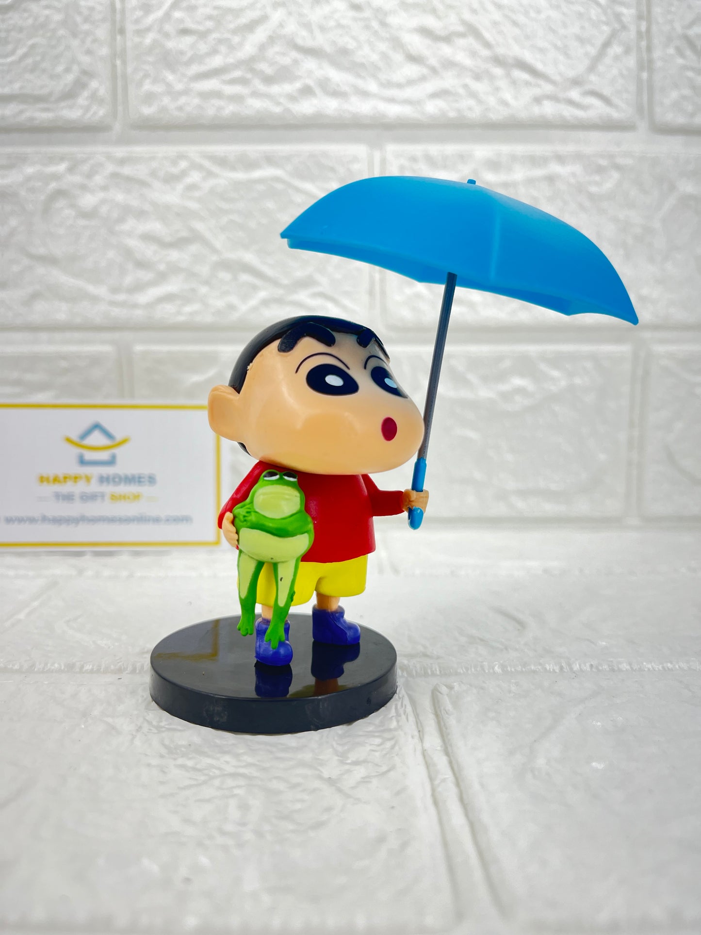 7 cm Blue Umbrella Shin-chan Figurine