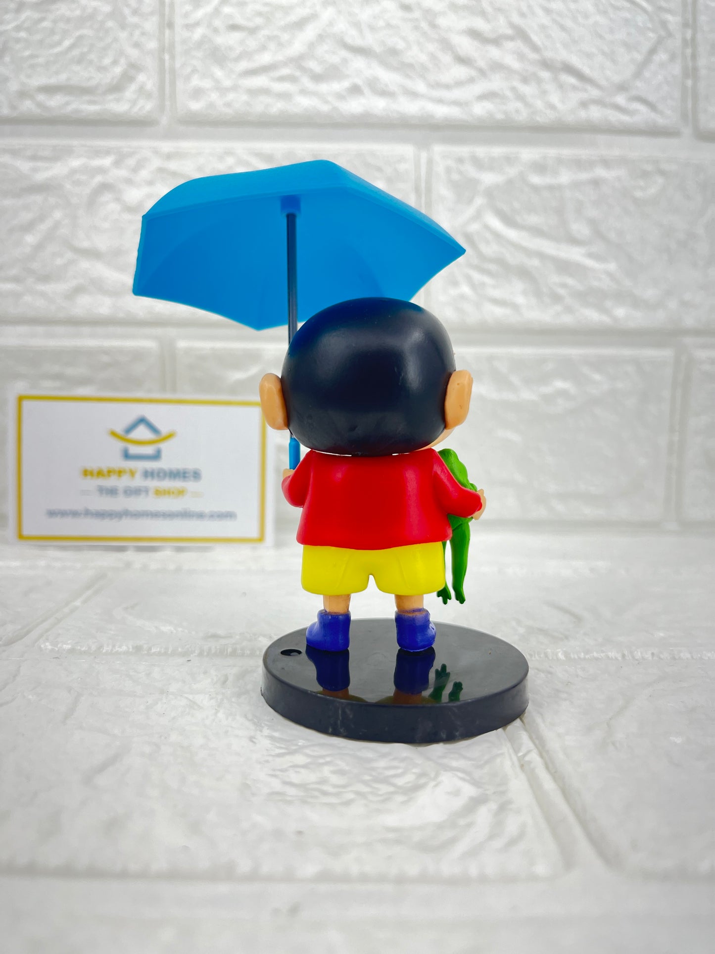 7 cm Blue Umbrella Shin-chan Figurine