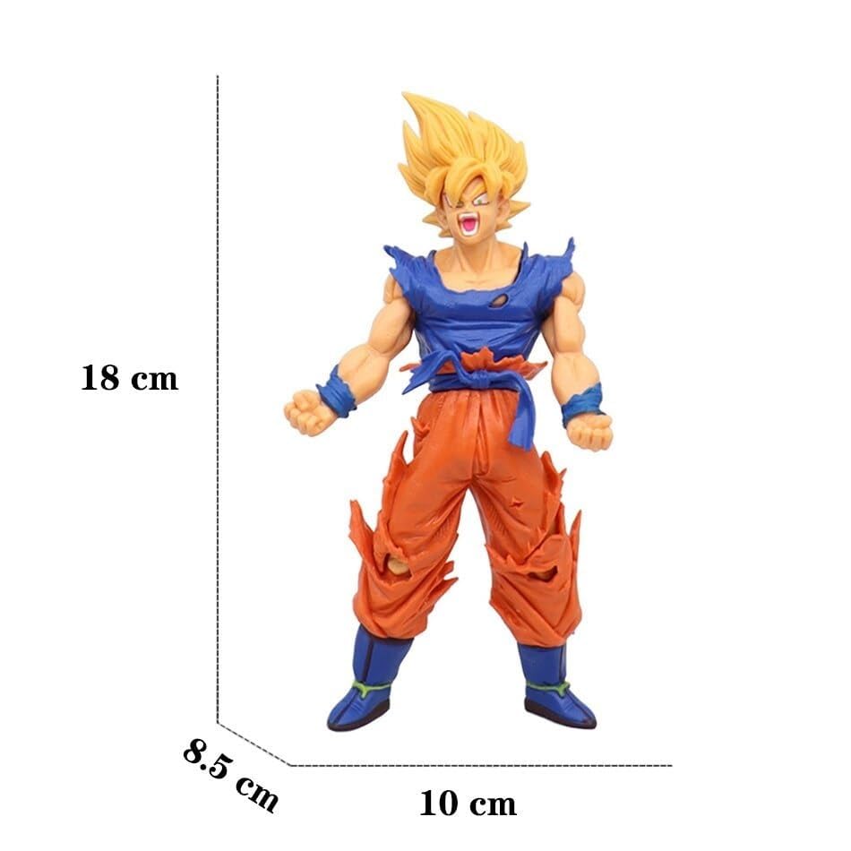 18 cm Fierce Goku Super Saiyan Dragon Ball Figurine