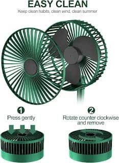 Folding telescopic fan