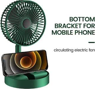 Folding telescopic fan