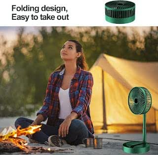 Folding telescopic fan