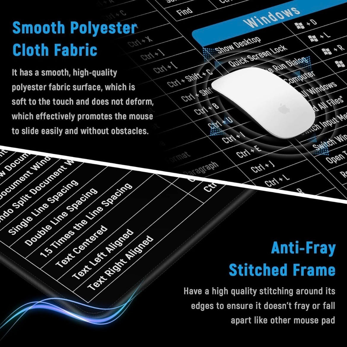 Shortcut Keyboard desk mat