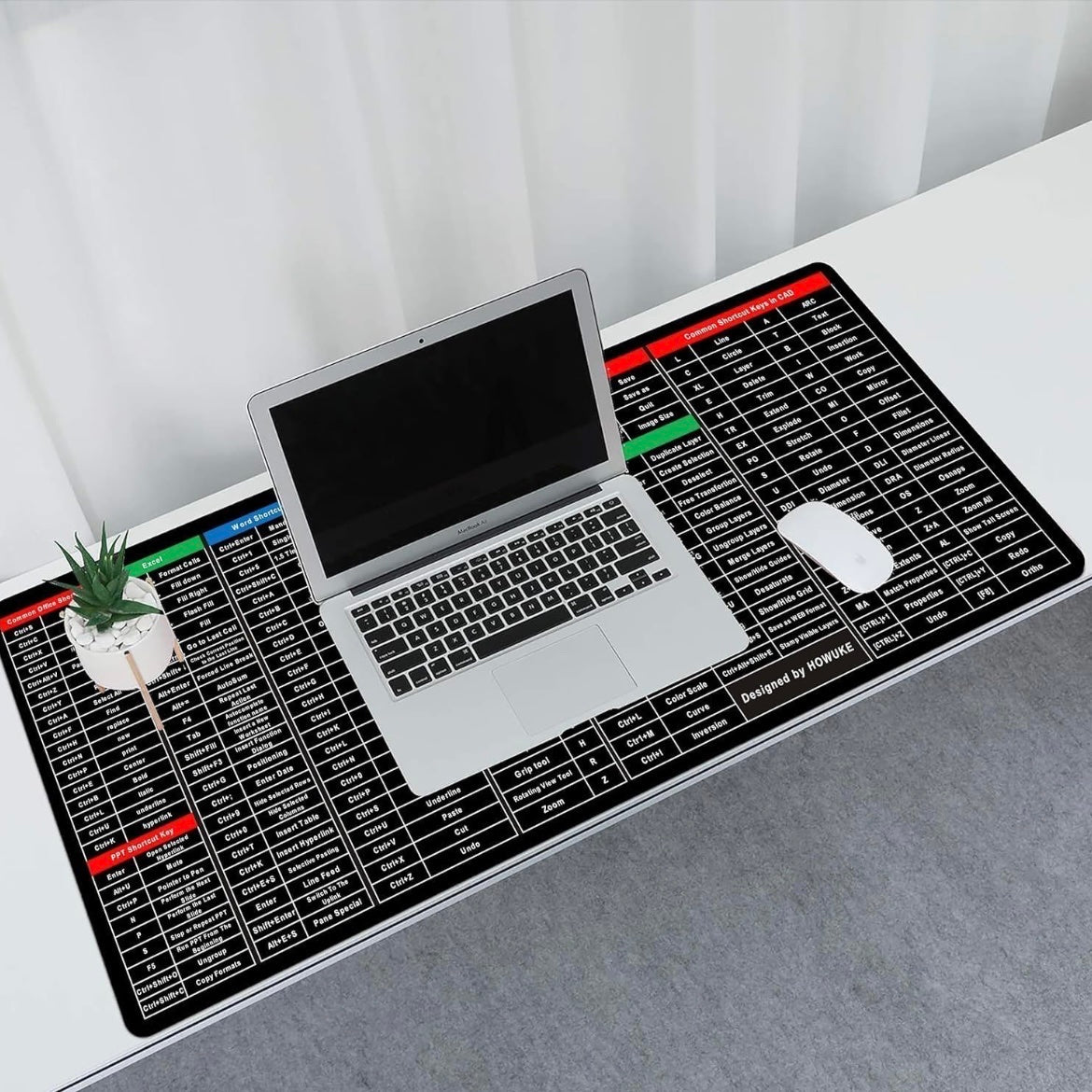 Shortcut Keyboard desk mat