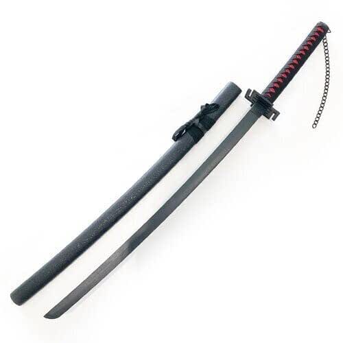 104 cm - Black Zangetsu - Bleach - Life Size Wooden Katana