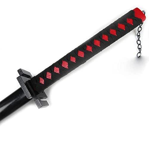 104 cm - Black Zangetsu - Bleach - Life Size Wooden Katana