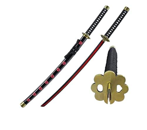 104 cm - Black Shusui Zoro - One Piece - Life Size Wooden Katana