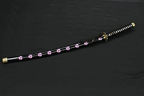 104 cm - Black Shusui Zoro - One Piece - Life Size Wooden Katana