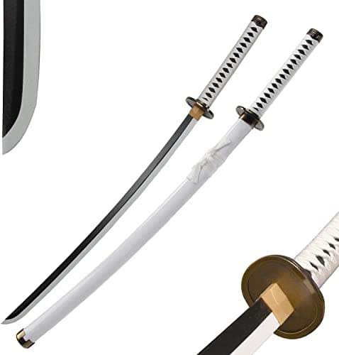 104 cm - White Wado Ichimonji Zoro - One Piece - Life Size Wooden Katana