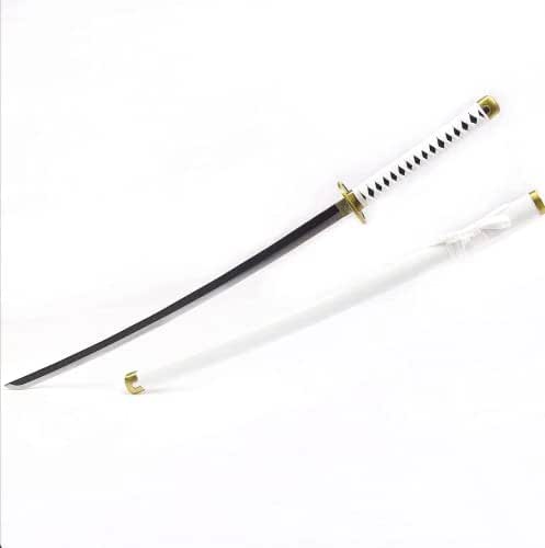 104 cm - White Wado Ichimonji Zoro - One Piece - Life Size Wooden Katana