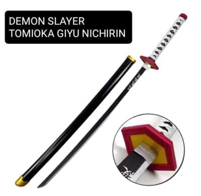 104 cm - Giyu Tomioka - Demon Slayer - Life Size Wooden Katana
