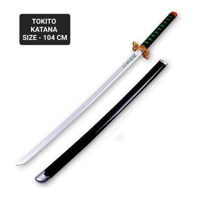 104 cm - Muichiro Tokito - Demon Slayer - Life Size Wooden Katana