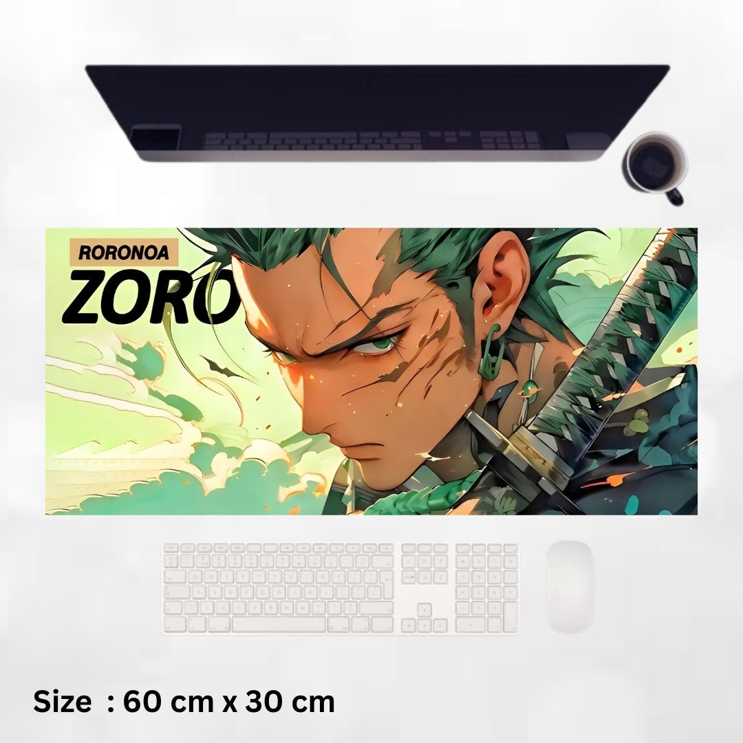 Chiseled Roronoa Zoro One Piece - Desk Mat - 60 x 30 x 0.3 cm