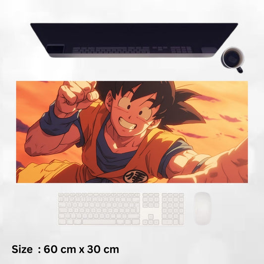 Orange Young Goku Dragonball Z - Desk Mat - 60 x 30 x 0.3 cm