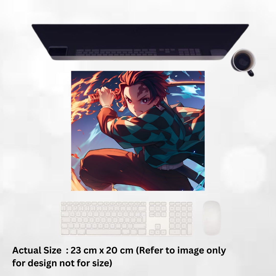 Elemental Tanjiro Demon Slayer - Mouse pad - 20 x 23 x 0.3 cm