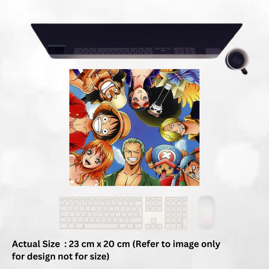 One Piece All Members - Mouse pad - 20 x 23 x 0.3 cm