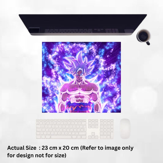 Serious Ultra Instinct Goku Dragonball Z - Mouse pad - 20 x 23 x 0.3 cm