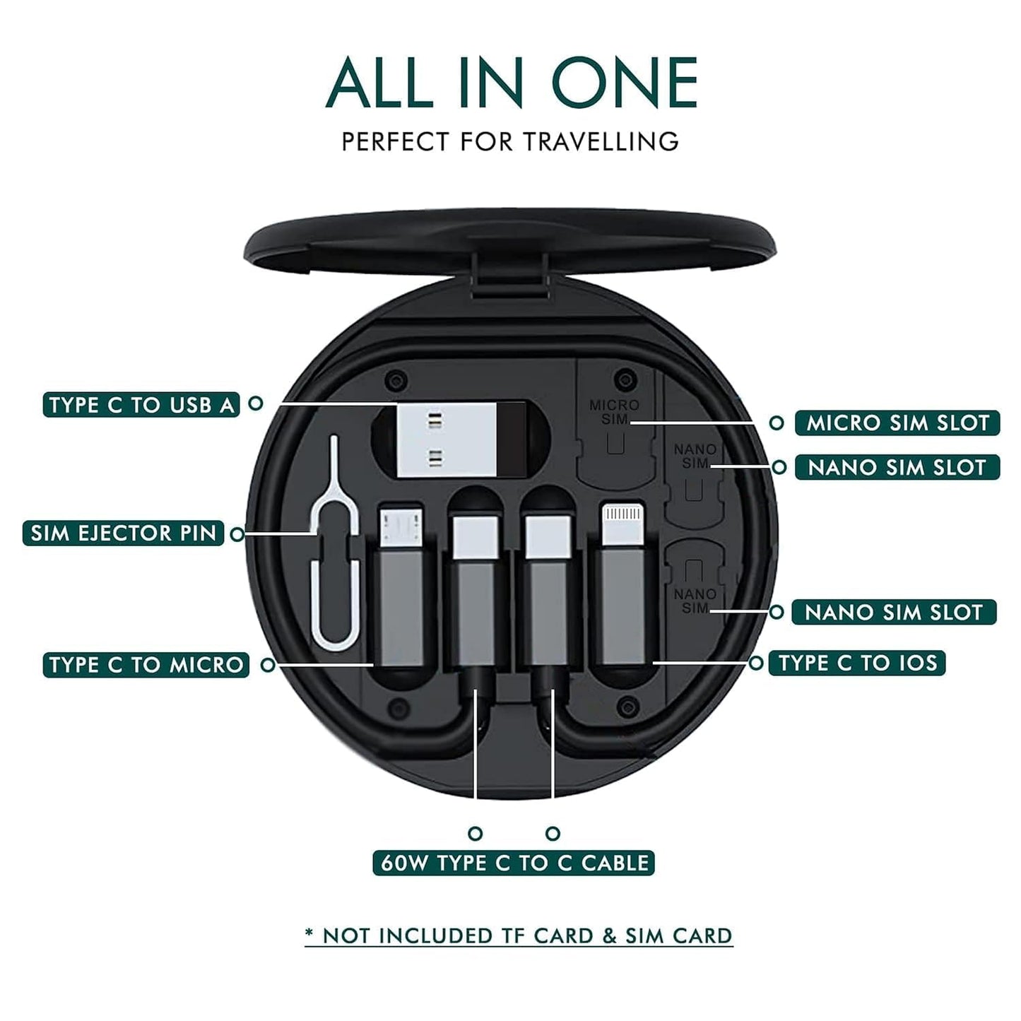 All in 1 data cable set
