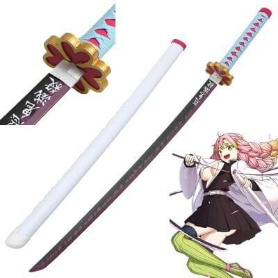 104 cm - Mitsuri Kanroji - Demon Slayer - Life Size Wooden Katana