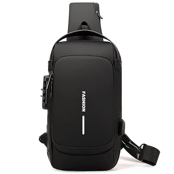 Anti theft cross body bag