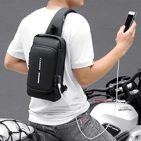 Anti theft cross body bag