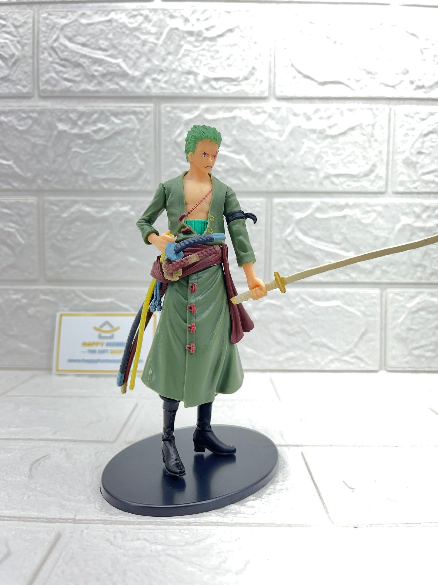 One Hand Sword Green Zoro One Piece Figurine