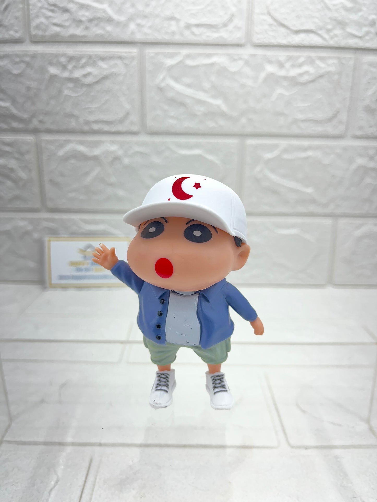 Dark Blue Shirt Shin-chan Figurine