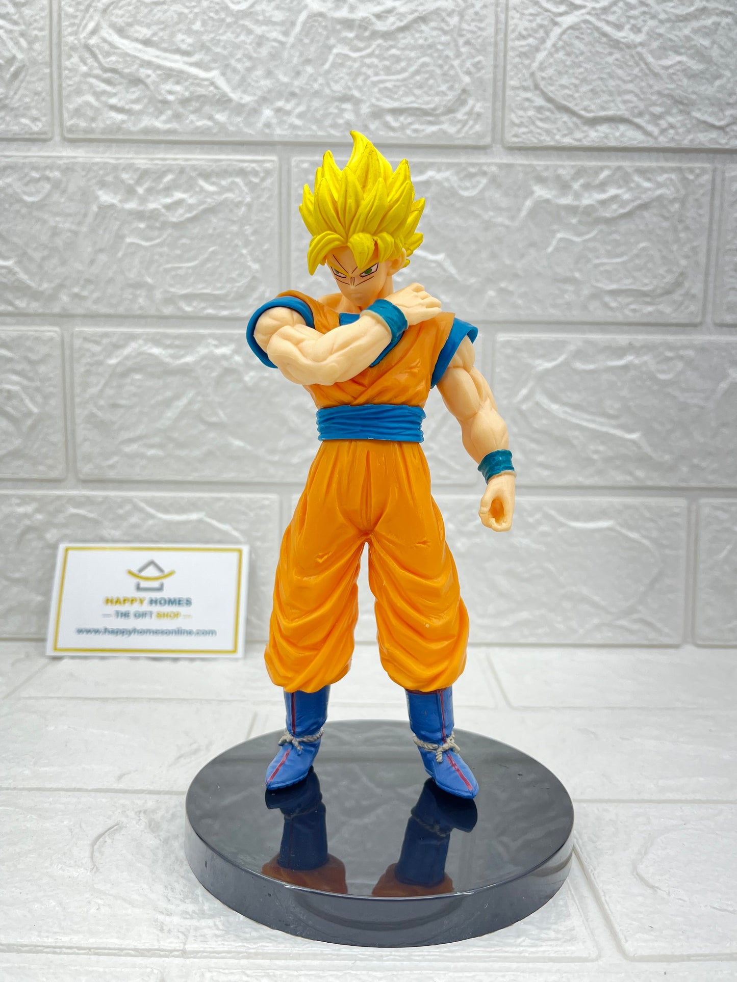 Shoulder Shrug Yellow Hair Orange Goku Dragon ball Figurine