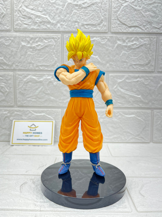 Shoulder Shrug Yellow Hair Orange Goku Dragon ball Figurine
