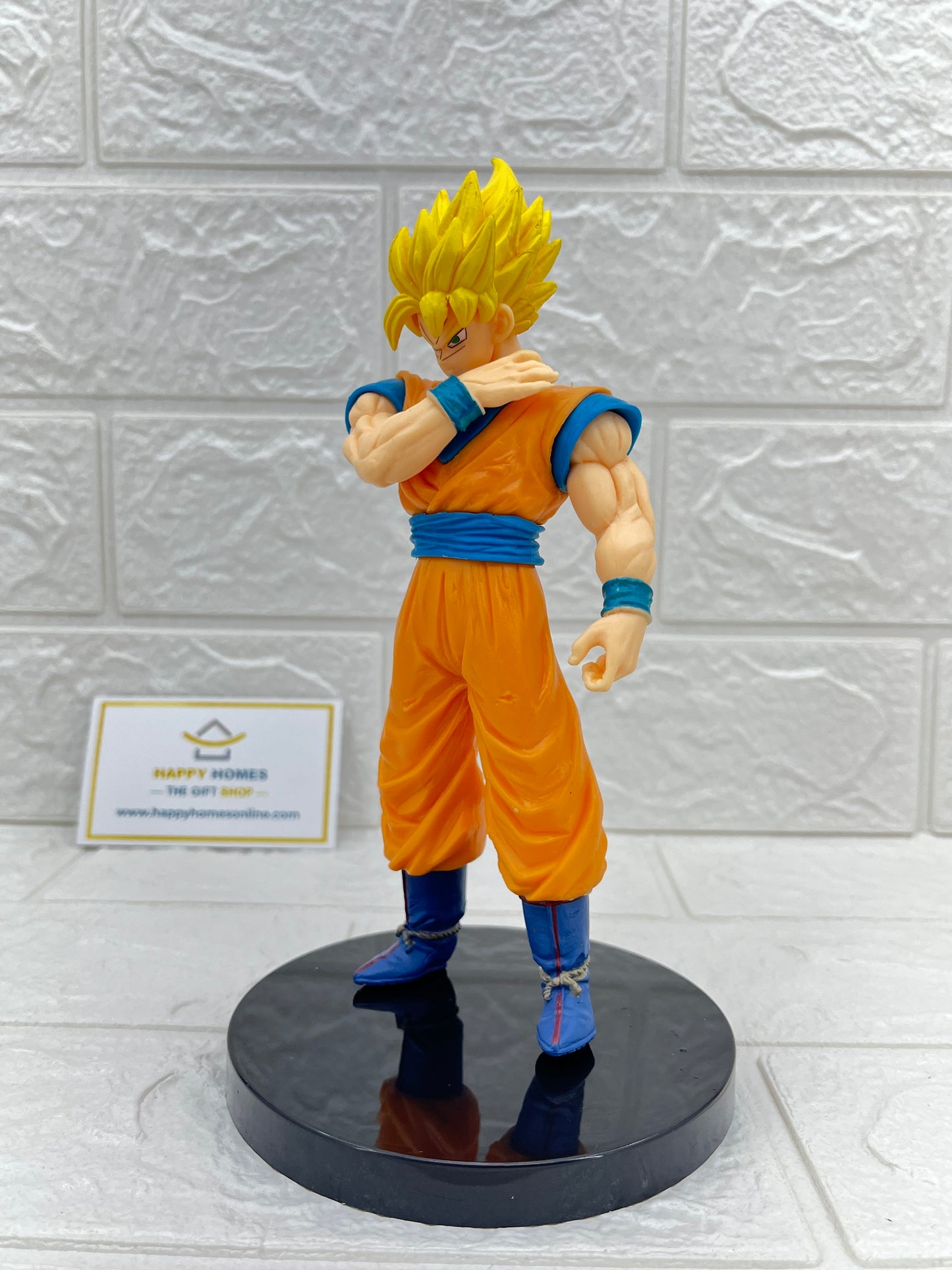Shoulder Shrug Yellow Hair Orange Goku Dragon ball Figurine