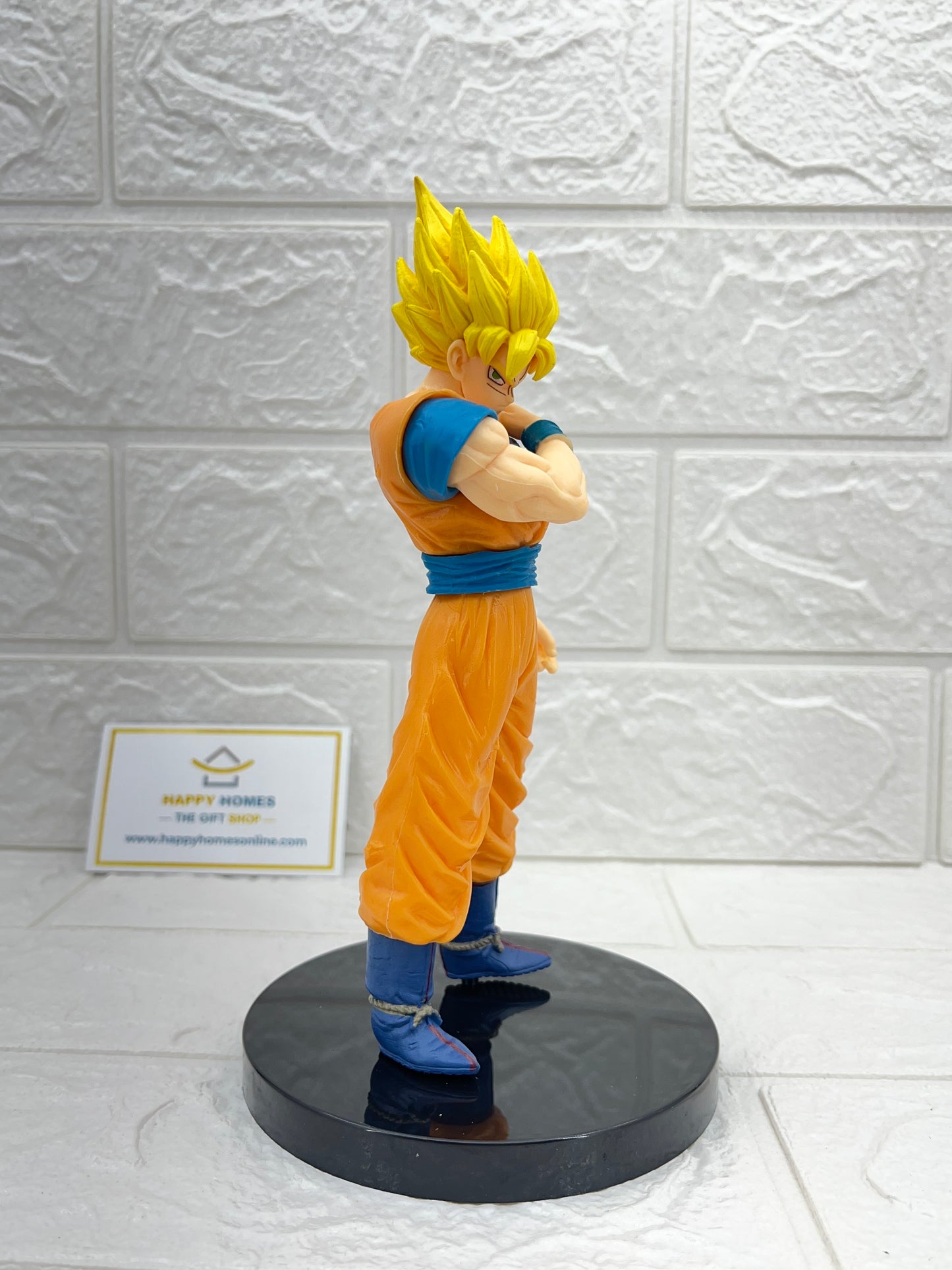 Shoulder Shrug Yellow Hair Orange Goku Dragon ball Figurine