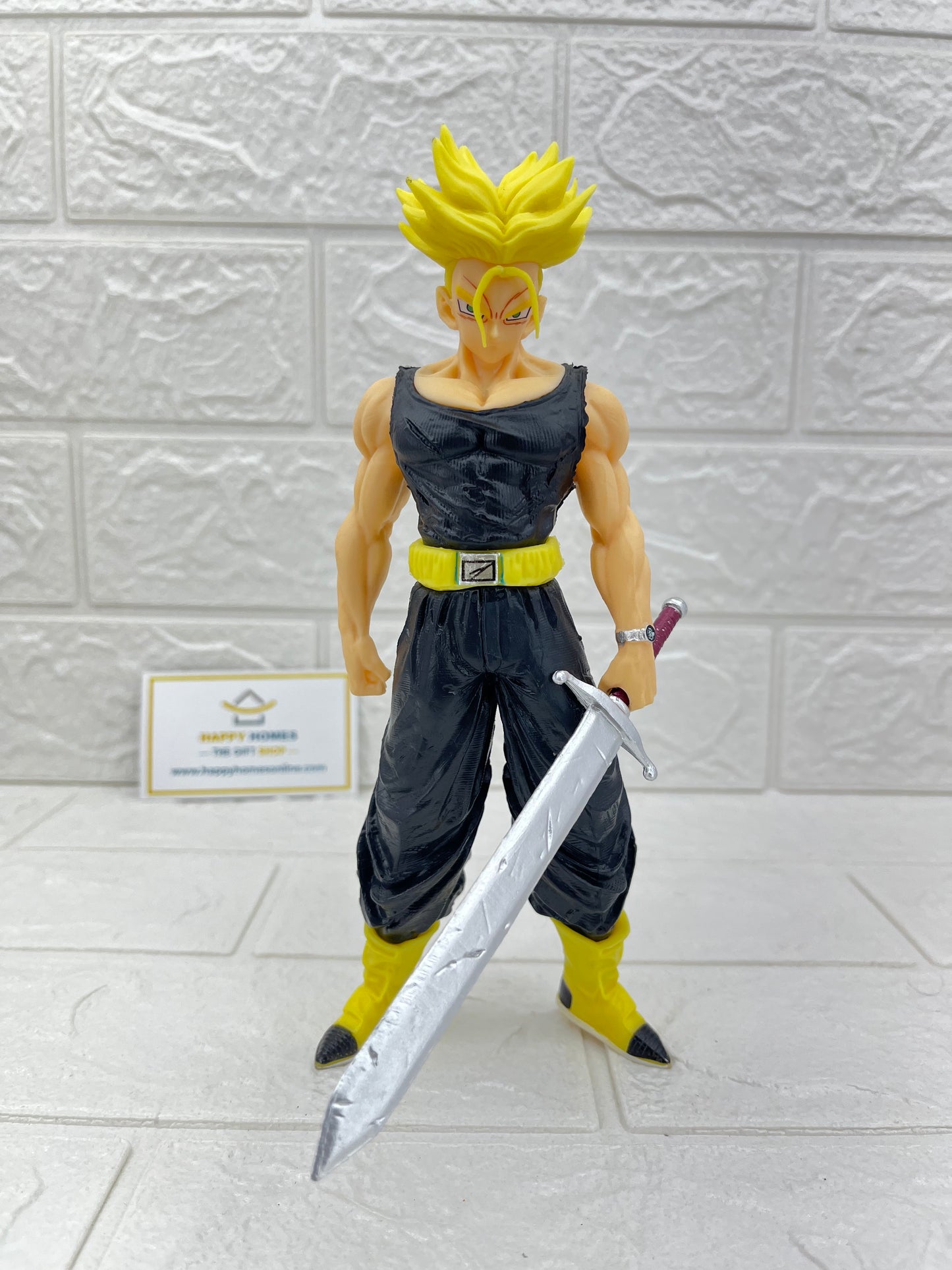Future Trunks Yellow Hair Black Dragon ball Figurine