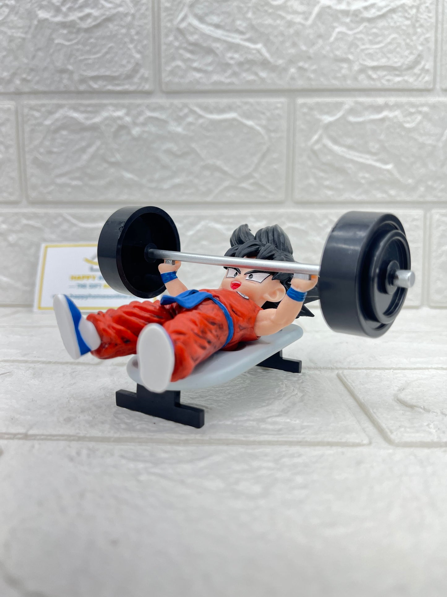 Bench Press Gym Kid Goku Dragon ball Figurine