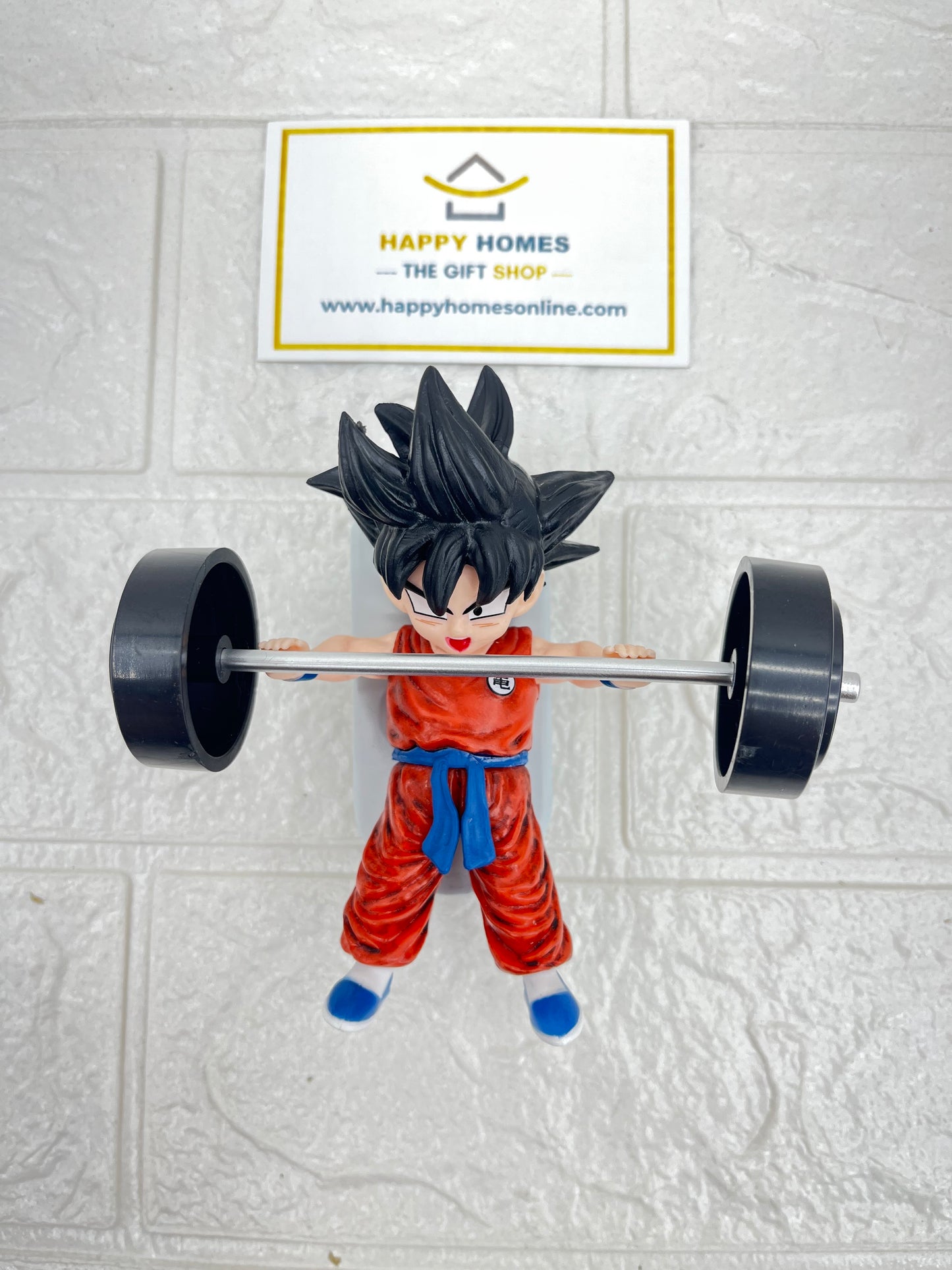 Bench Press Gym Kid Goku Dragon ball Figurine