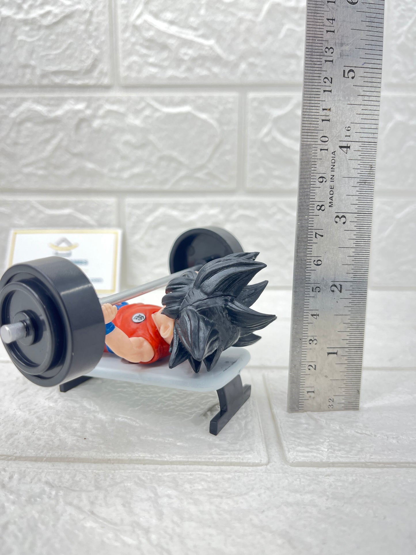Bench Press Gym Kid Goku Dragon ball Figurine