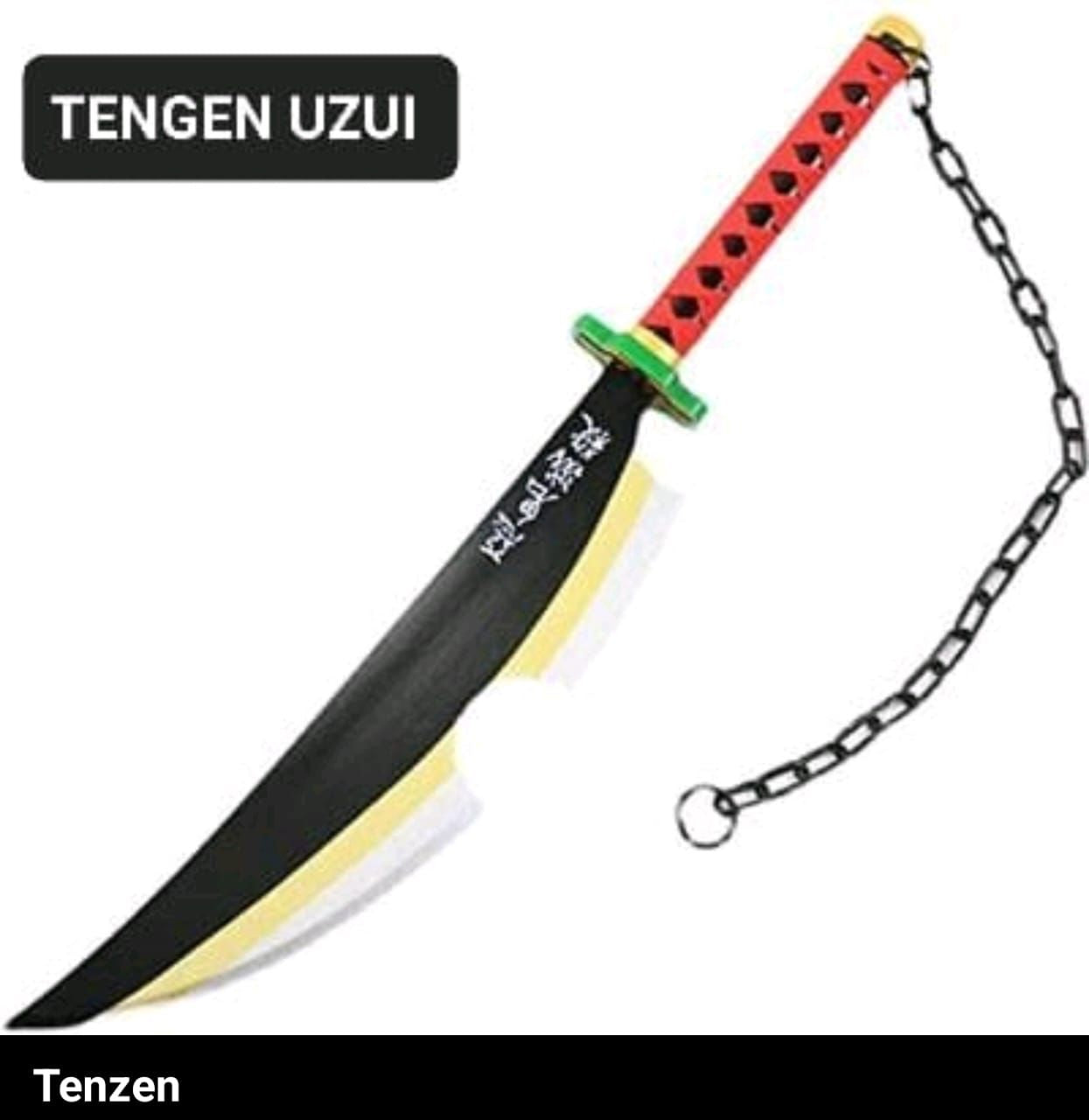 104 cm - Tengen Uzui - Demon Slayer - Life Size Wooden Katana