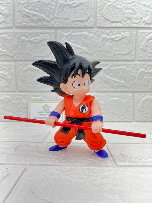 Kid Goku with Tail and Power Pole Dragon Ball Figurine
