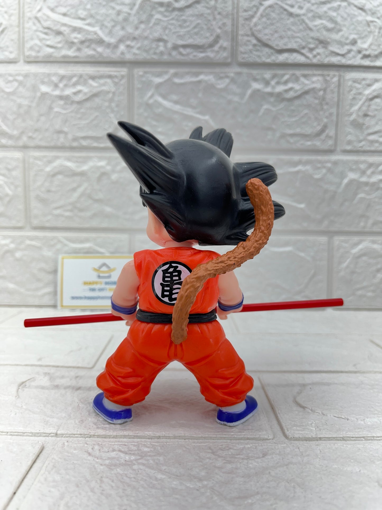 Kid Goku with Tail and Power Pole Dragon Ball Figurine