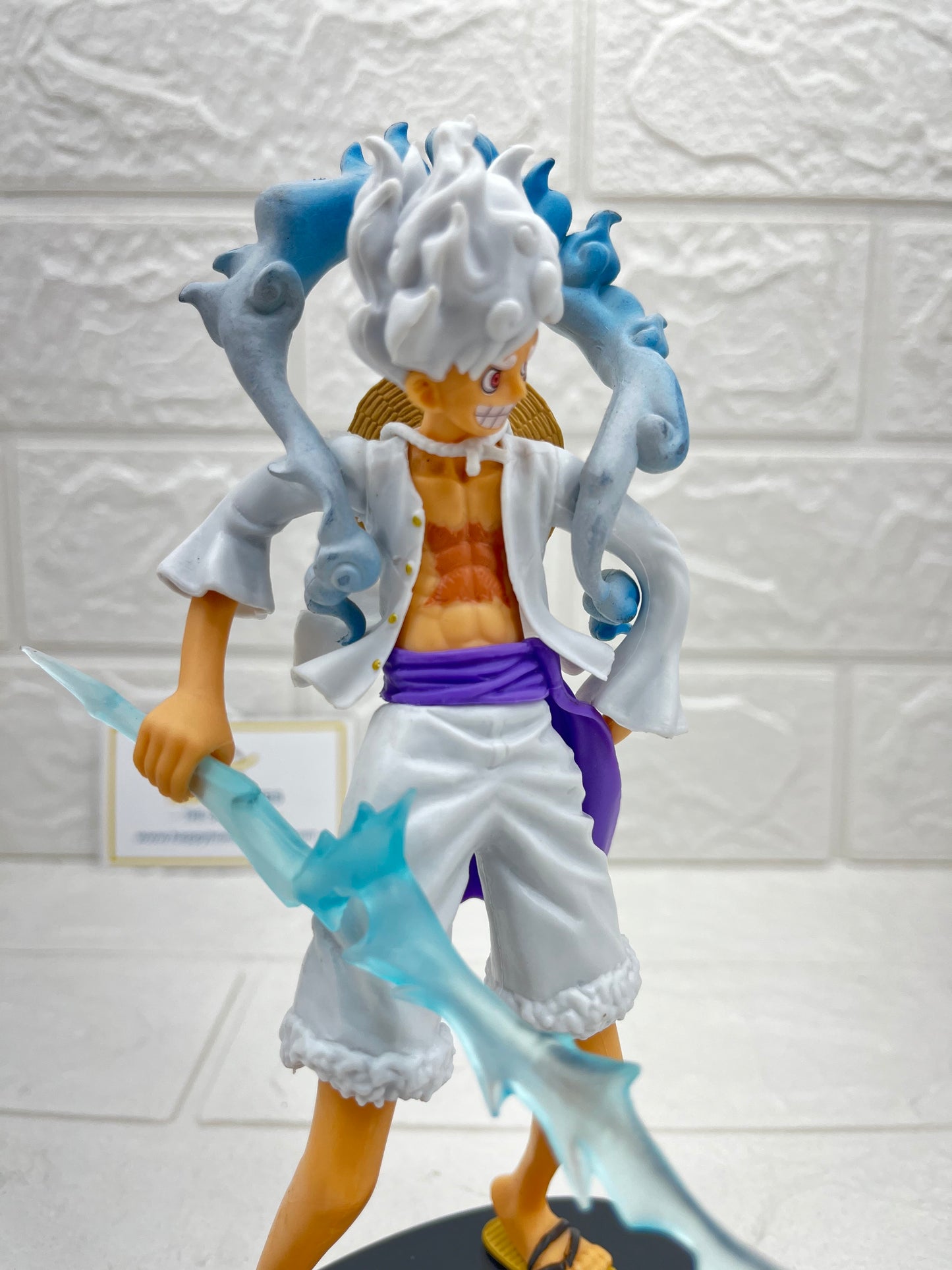 White Luffy Ice Sword One Piece Figurine