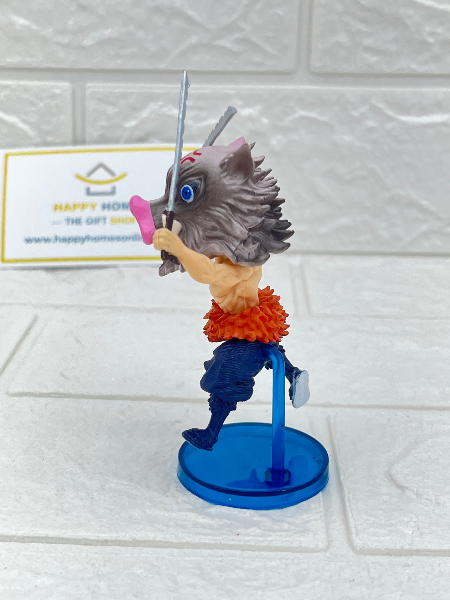 Two Swords Small Inosuke Demon Slayer Figurine